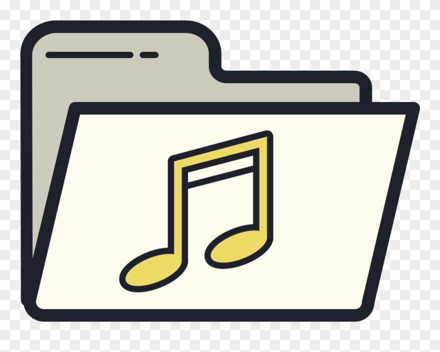 Music Folder Icon Clipart