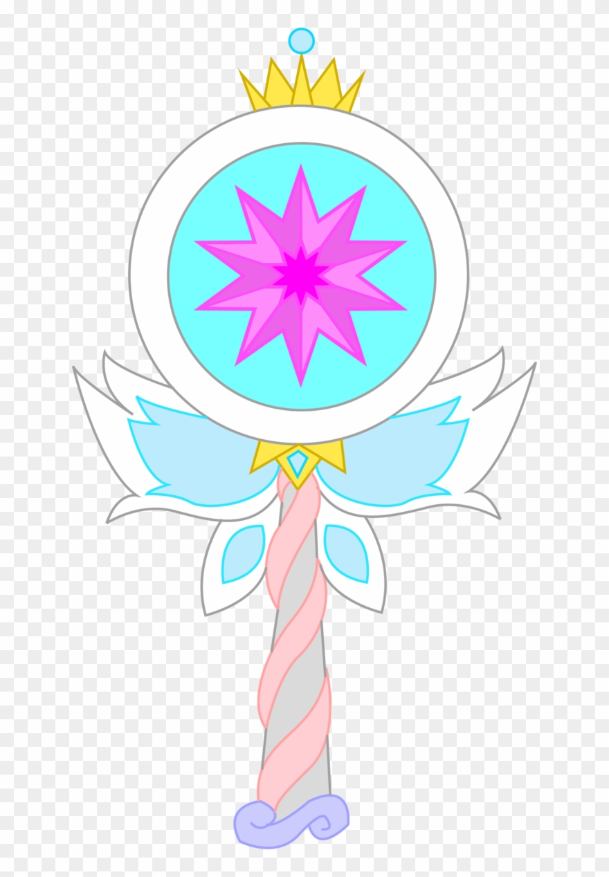 Magic Book And Wand Clipart - Png Download