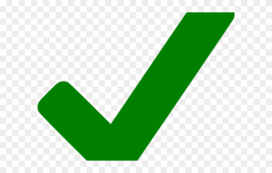 Green Tick Clipart Check Mark - Png Download
