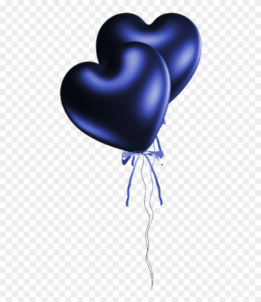 Free Png Download Blue Heart Balloons Png Images Background Clipart