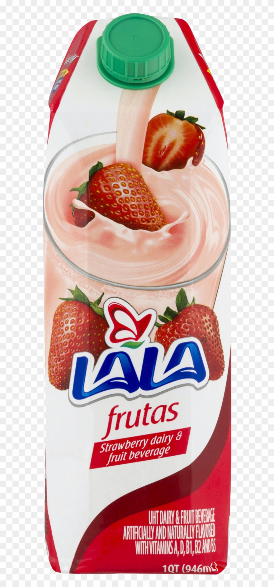 Lala Frutas Strawberry Fruit Drink, 2% Dairy Milk, Clipart