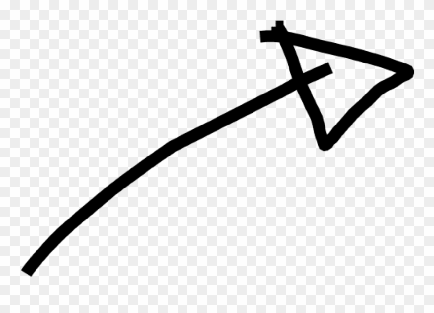 Free Png Download White Hand Drawn Arrow Banner Freeuse Clipart