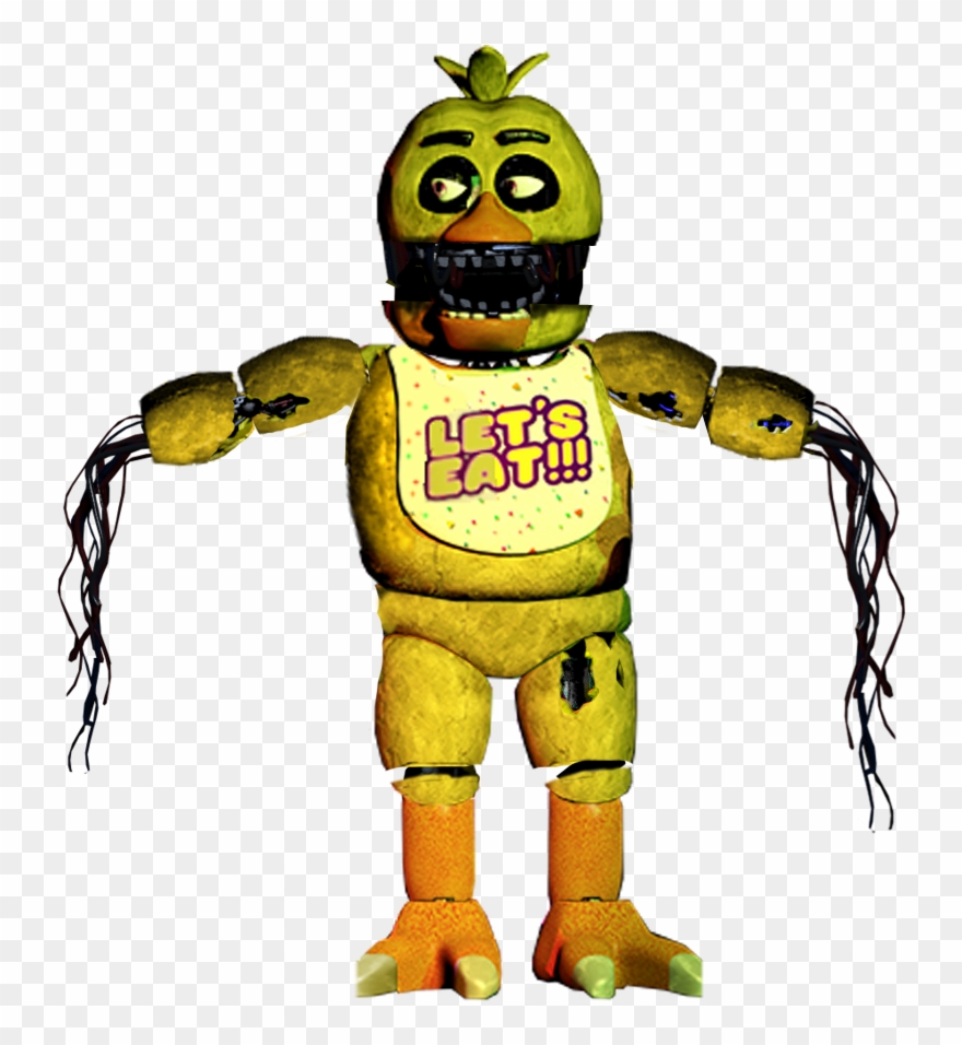 Clip Art Fnaf Clipart Withered Chica Nf68kci Kci Vac - Png Download