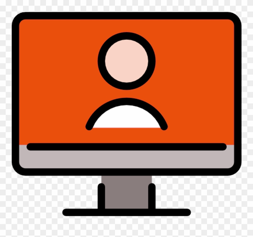 Skype- Orange Clipart