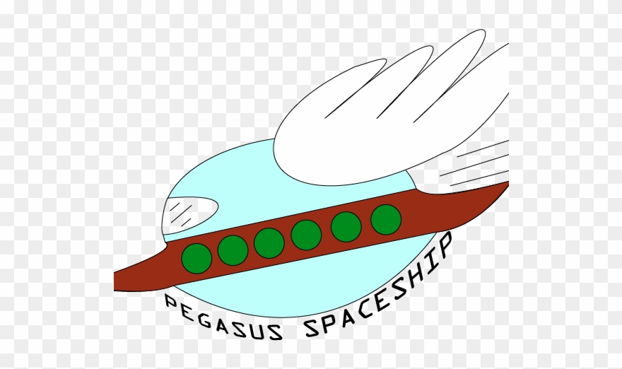 Pegasus Spaceship Clipart
