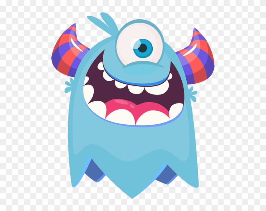 Excited Monster Clipart