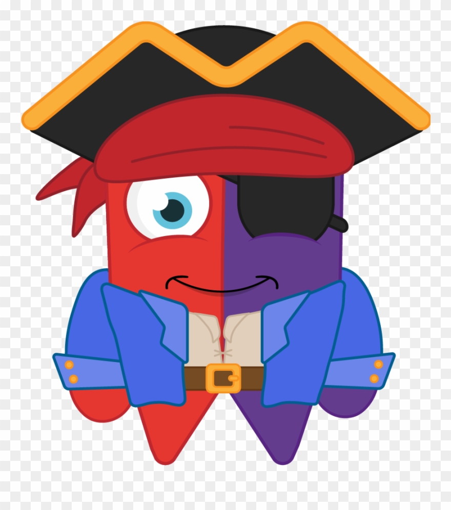 Emile Is Confused On Whether He Wants To Be A Pirate Clipart