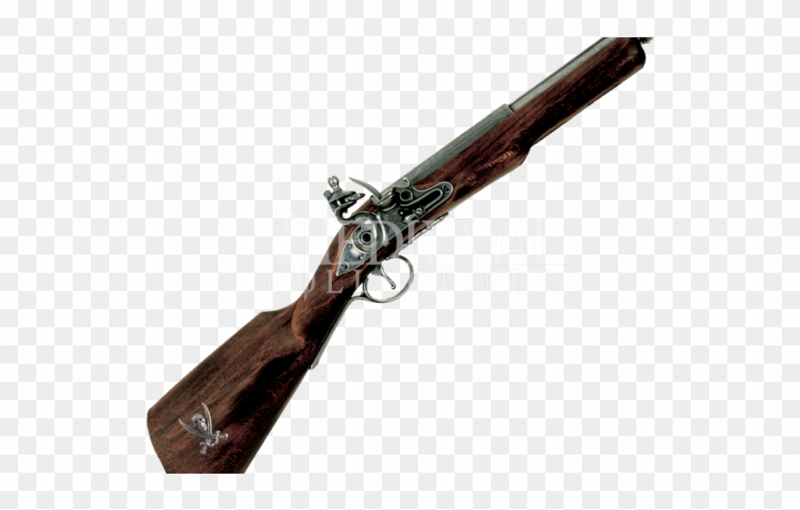 Pistol Clipart Old Timey - Png Download