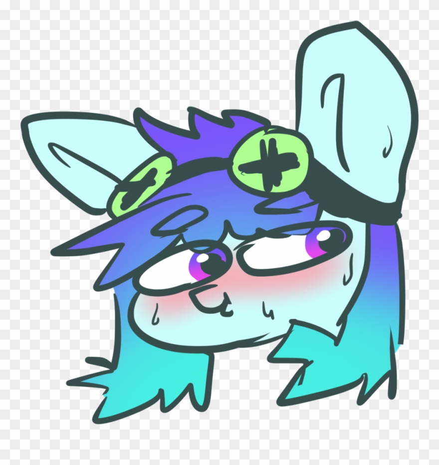 Neoncel, Blushing, Goggles, Oc, Oc Only, Oc Clipart