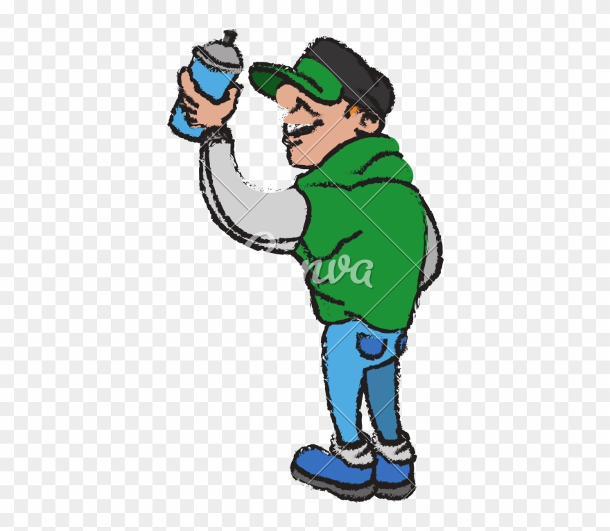Drawing Paint Spray Clipart
