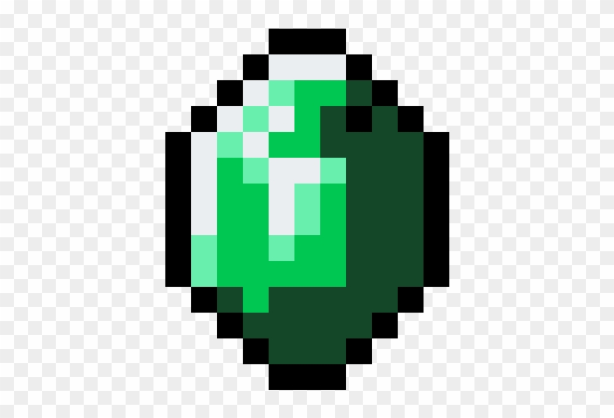 Minecraft Emerald Clipart