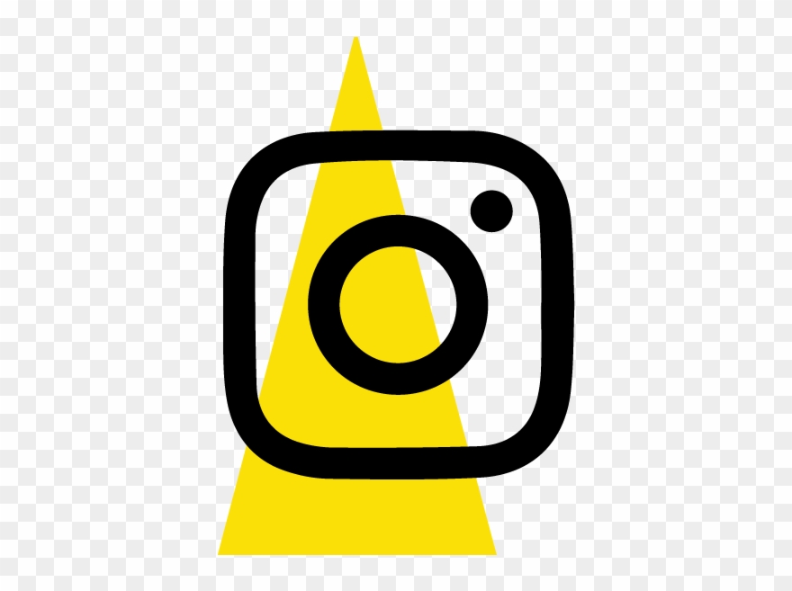 Instagram Icon Avalong Exchange Yellow Triangle Logo Clipart