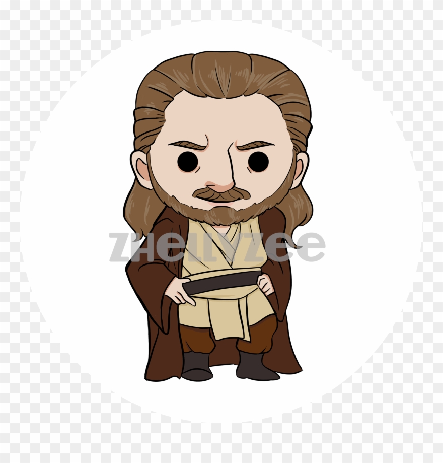 Qui-gon Jinn Pillow Plush Clipart