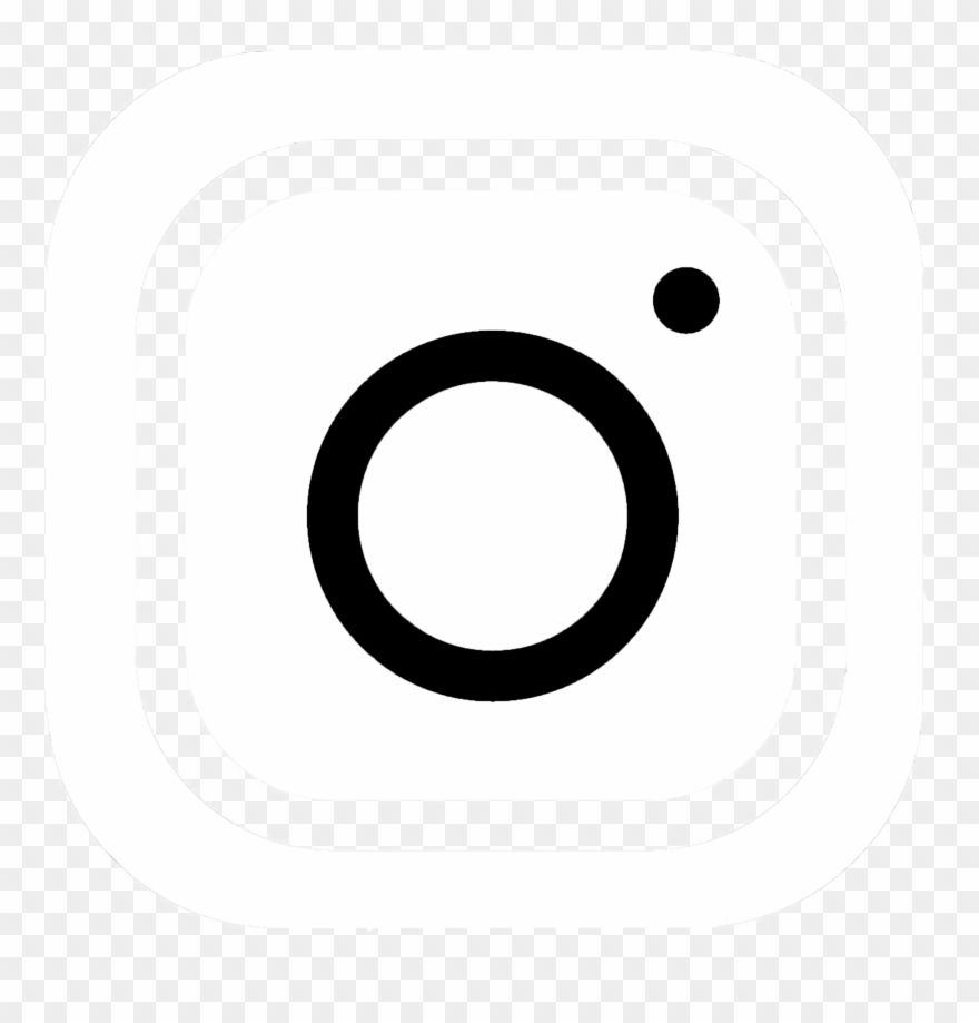 Instagram Icon Black And White Clipart