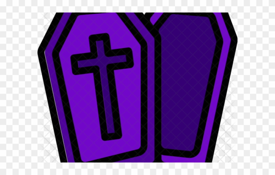 Coffin Clipart Pretty - Png Download