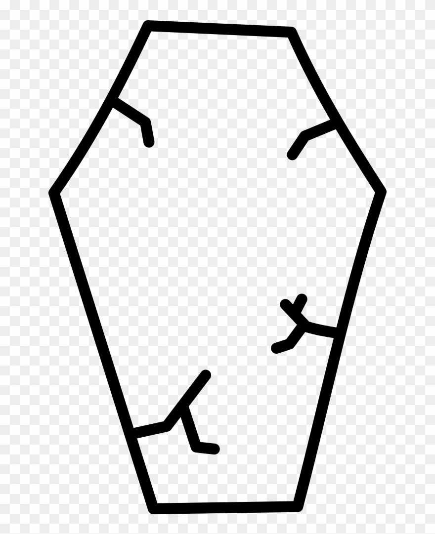 Coffin Coloring Page Clipart