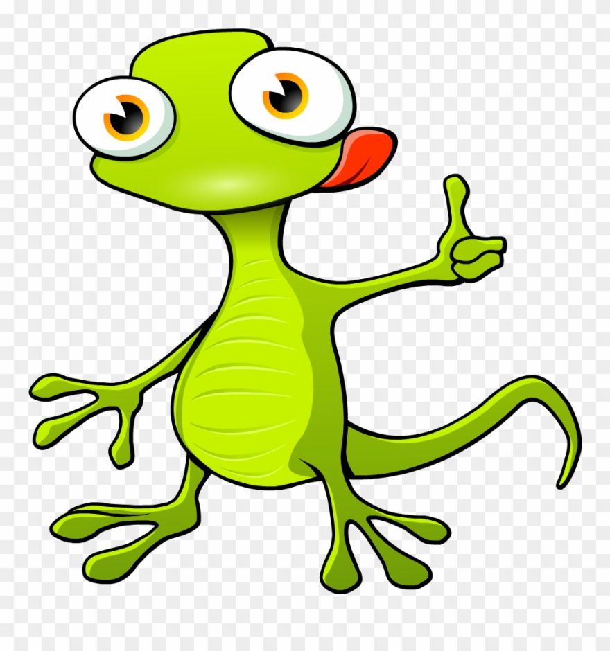 Feed The Thirsty Gecko With As Much Colorful Water Clipart