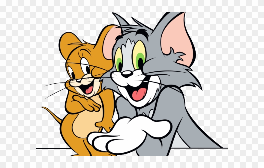Tom And Jerry Clipart White Background - Png Download