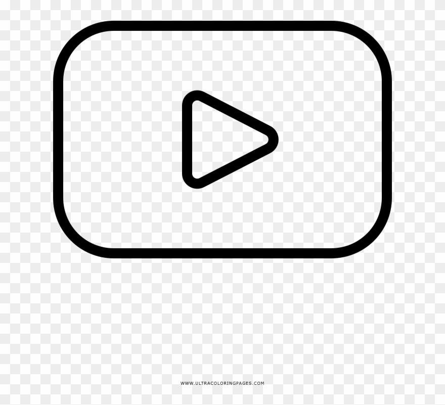 Youtube Coloring Page Clipart