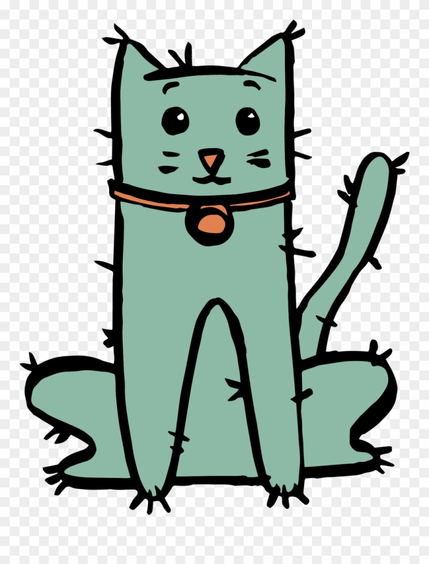 Cactus Cat Clipart