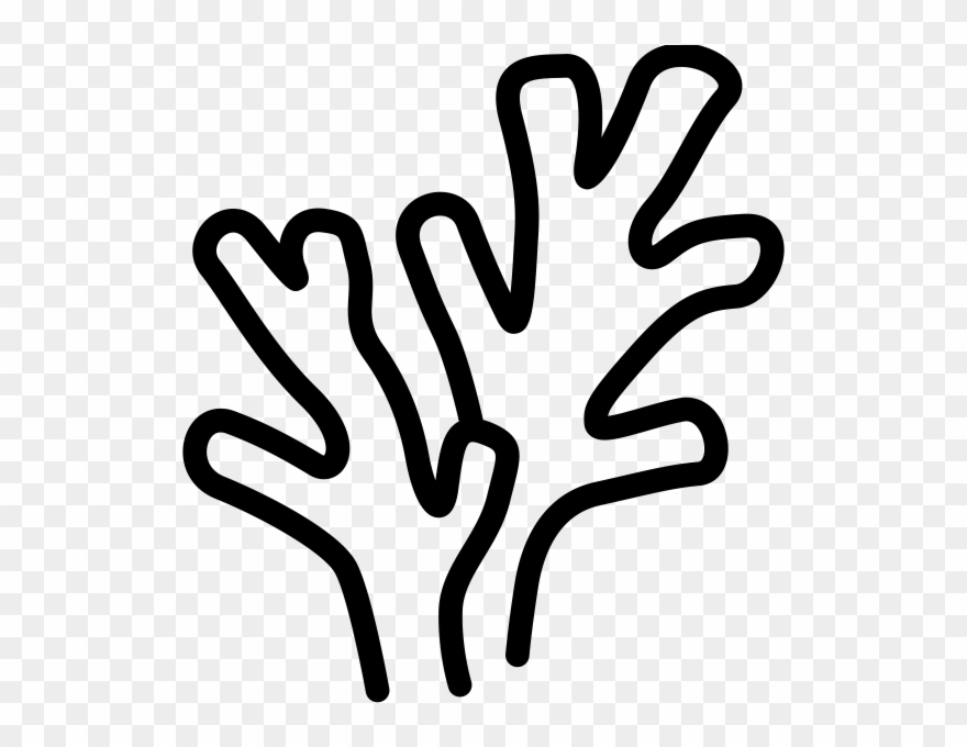 Coral Rubber Stamp Clipart