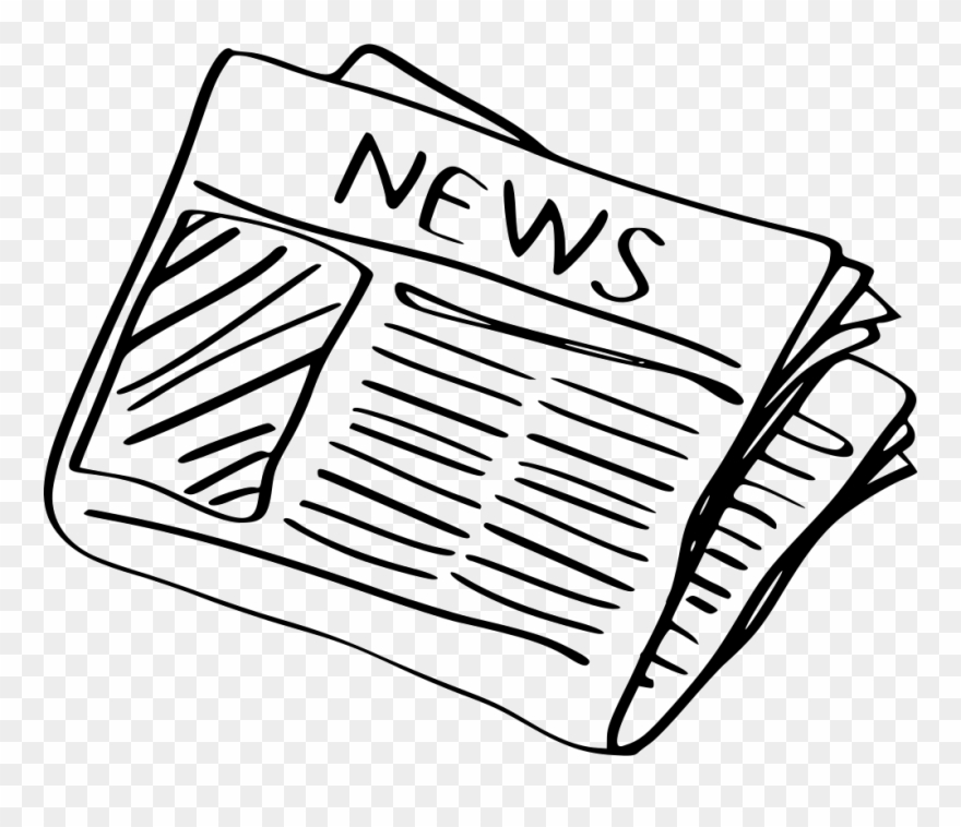 Svg Newspaper Clip Art - Png Download