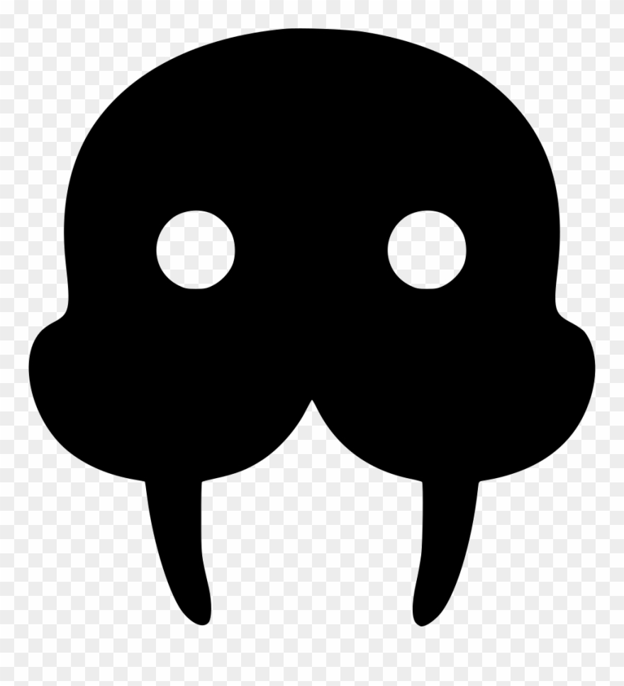 Walrus Mask Comments Clipart