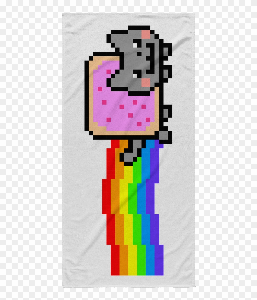 Nyan Cat Beach Towel Clipart