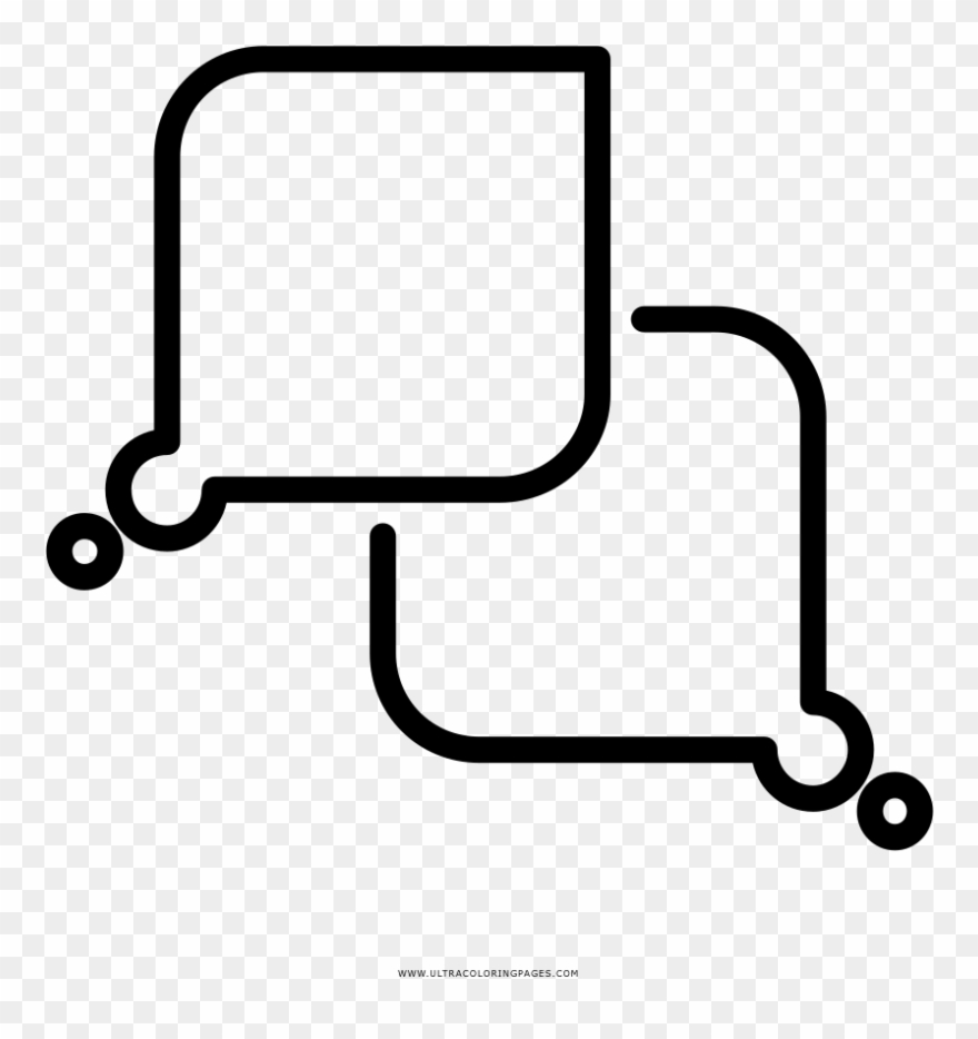 Thinking Bubble Coloring Page Clipart