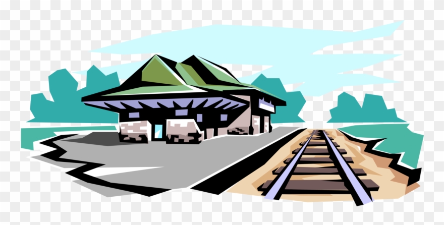 Train Passenger Station With Clipart