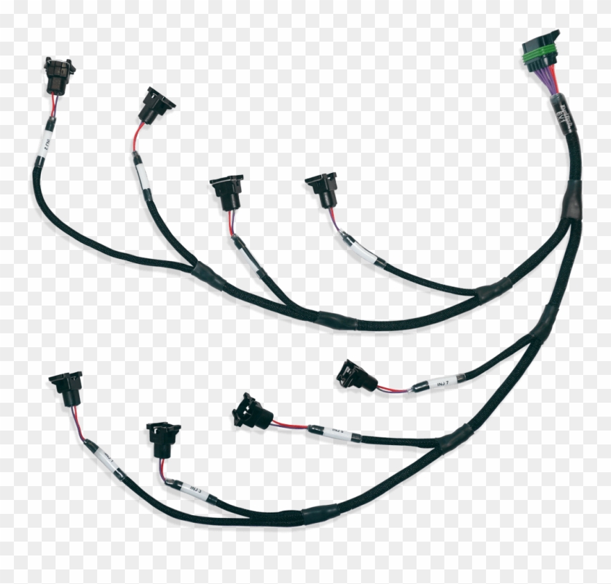 Ft500 Ls Series Injector Harness, Ev1 Clipart