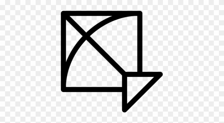 Kite Clipart Black And White - Png Download