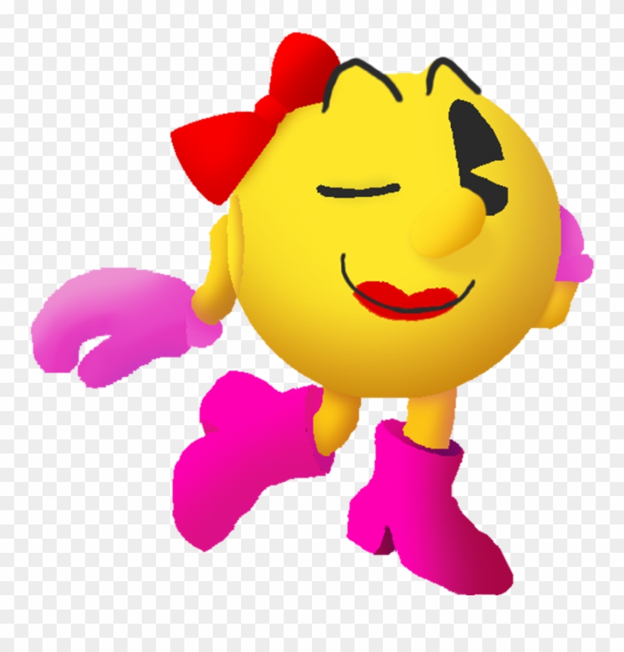 Clipart Freeuse Stock Ms Pac Man D By Thesmashwaffle - Png Download