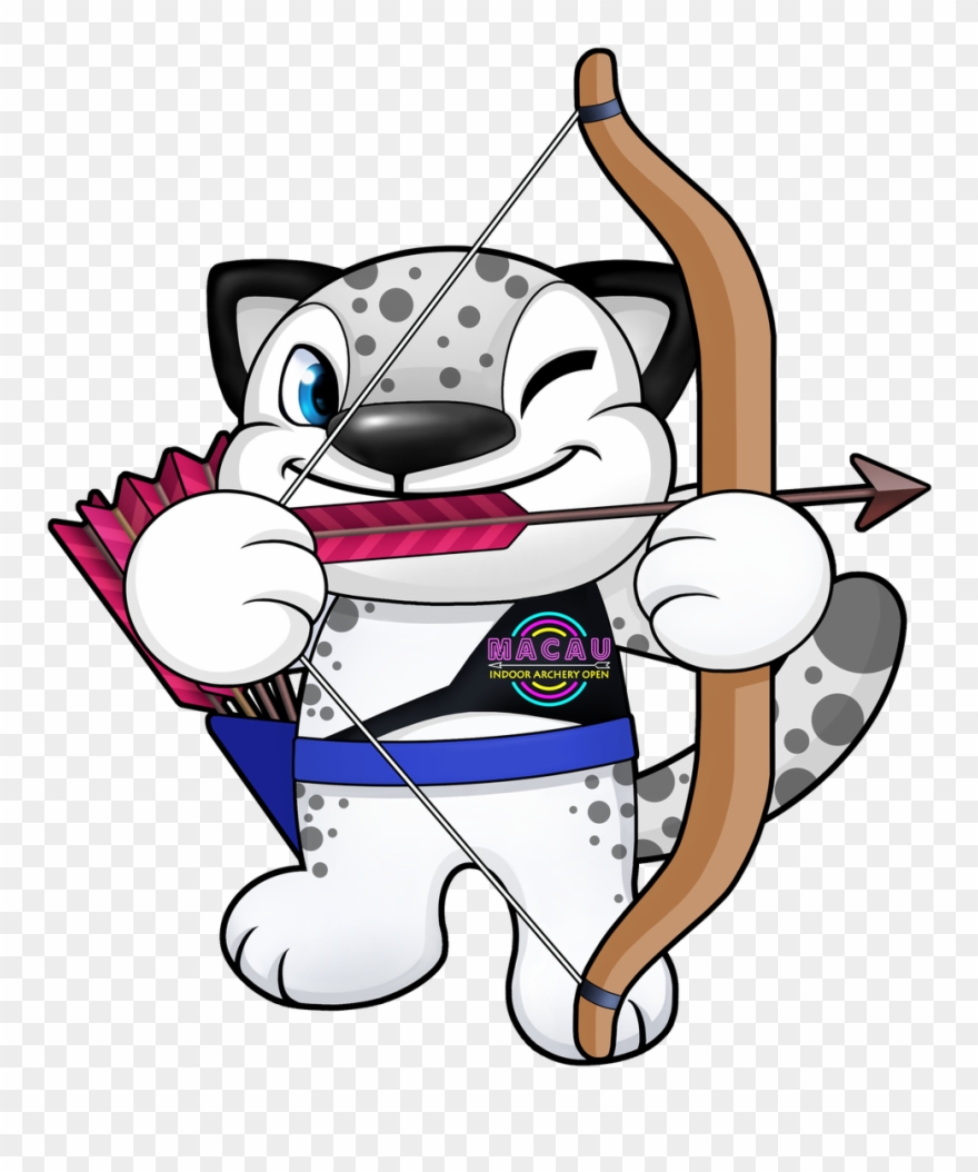 “sarc” The First Mascot Born For Archery Clipart