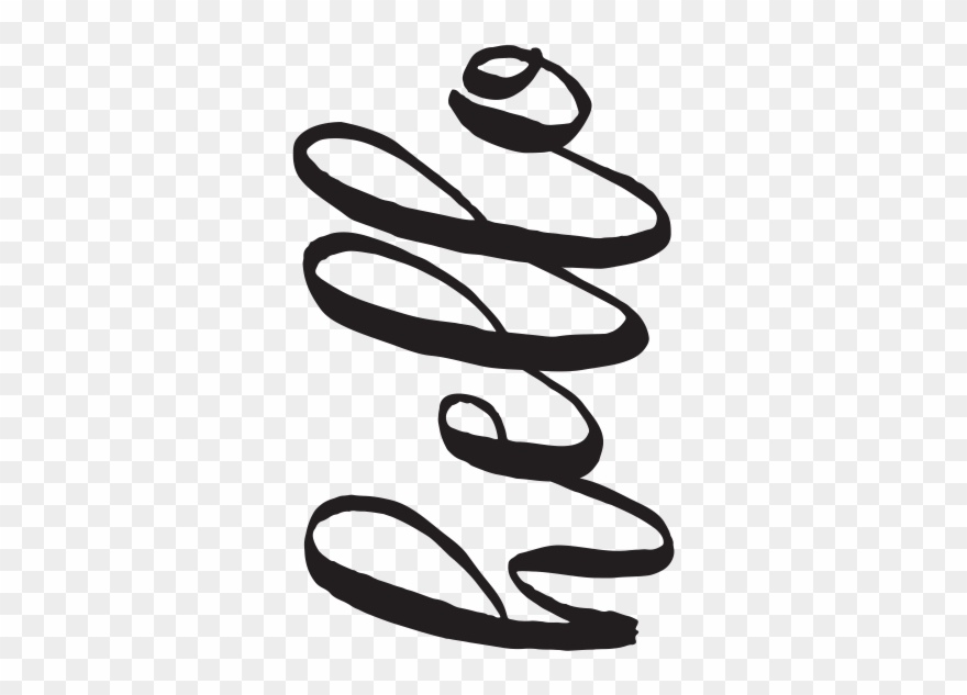 Hello Chalk Couture Silkscreen Transfer Stencil Chalkology Clipart