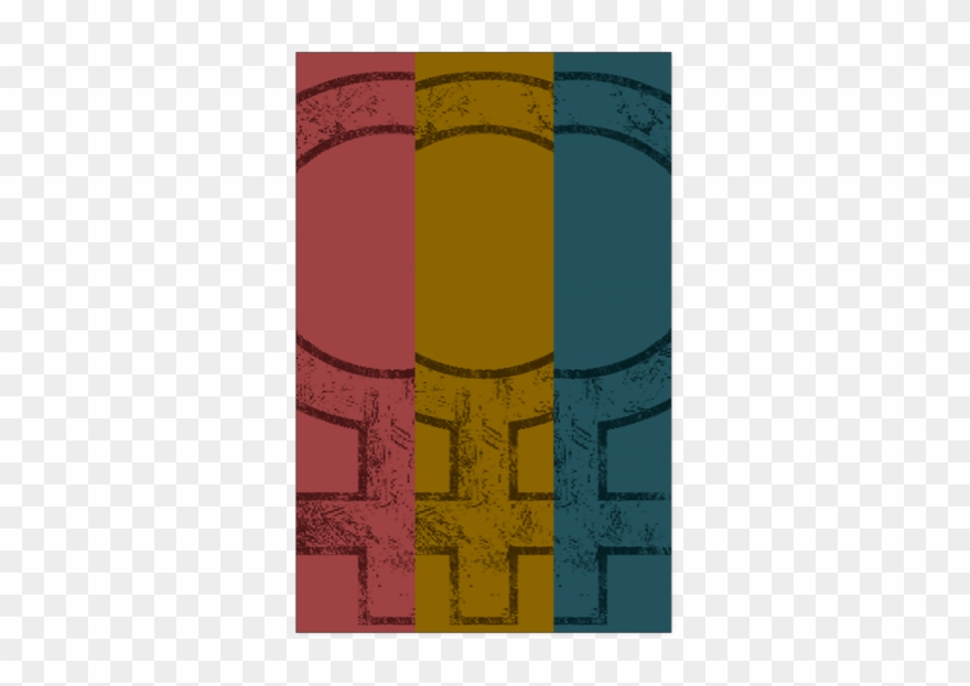 Female Symbol Triptych Poster, 11 X Clipart