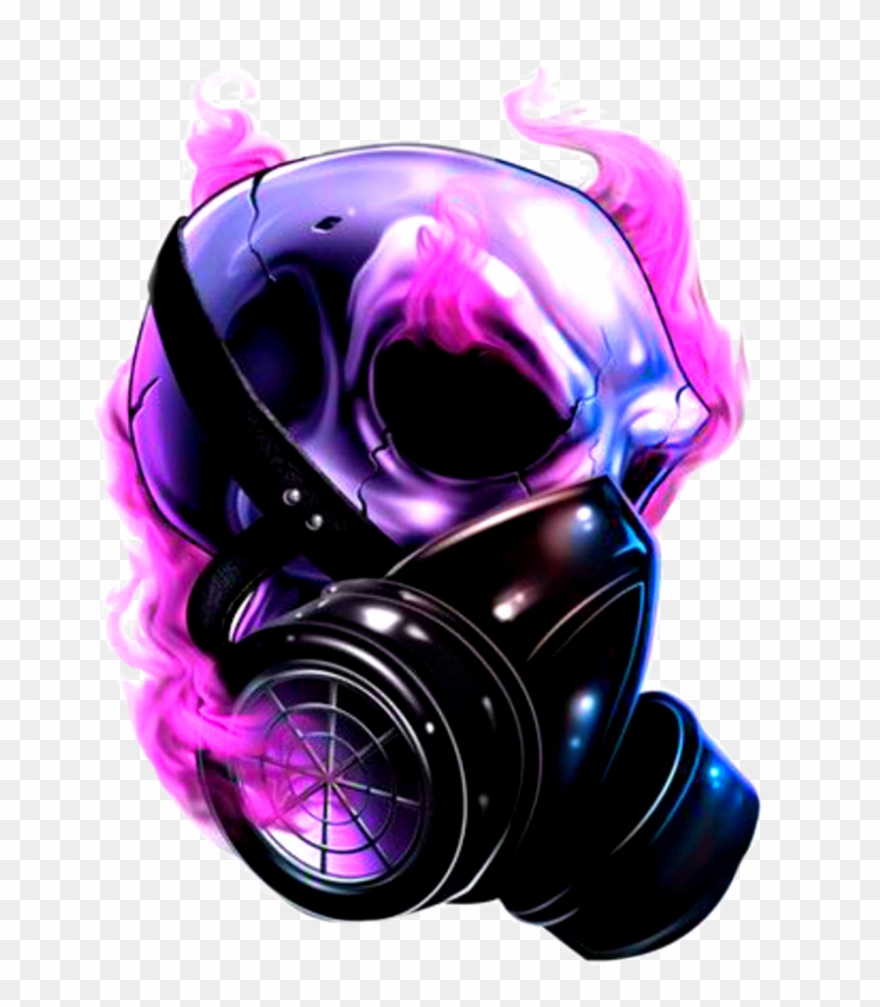 Skulls Transparent Gas Mask Clipart