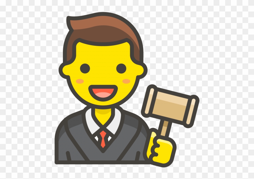 Man Judge Emoji Clipart
