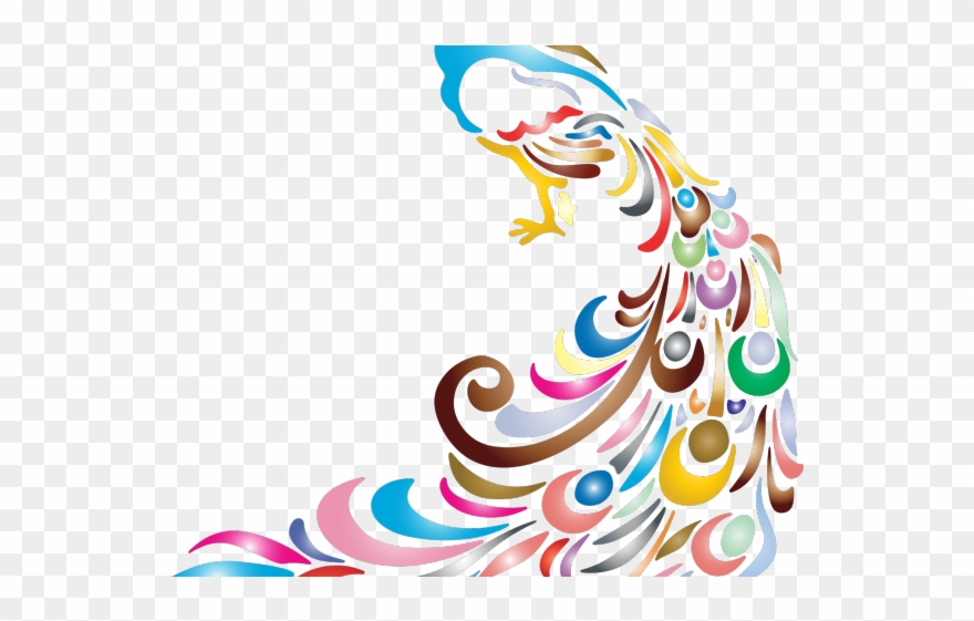Peacock Clipart Vector - Png Download