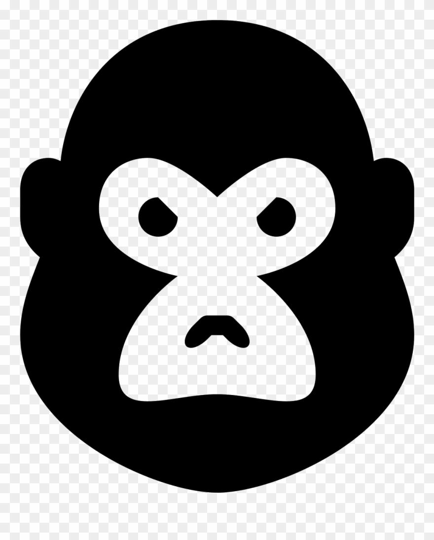 Harambe The Gorilla Icon Clipart