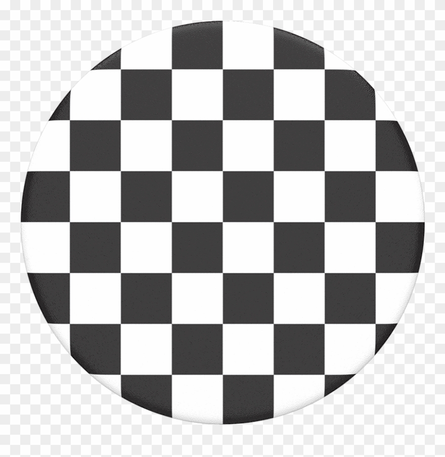 Checker Black, Popsockets Clipart