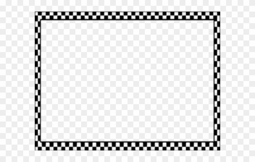 Checkerboard Clipart Black And White - Png Download