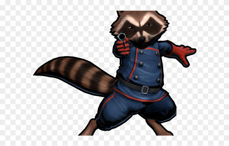 Rocket Raccoon Clipart Tribal - Png Download
