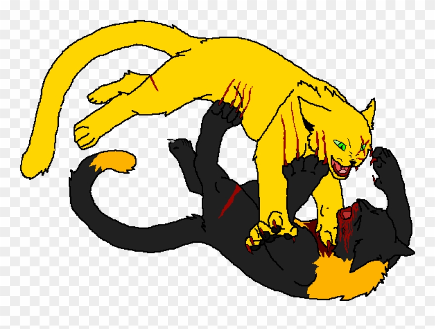 Cat Fight Clipart