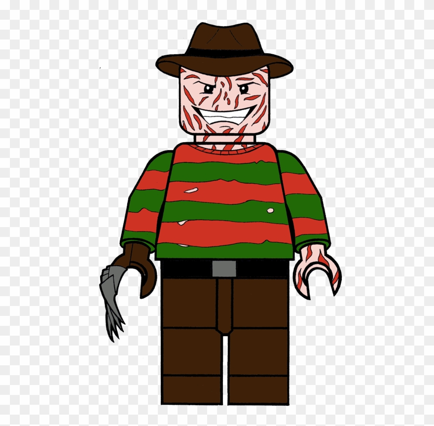 Freddy Lego Horror Icon By Kung Fu Eyebrow Clipart
