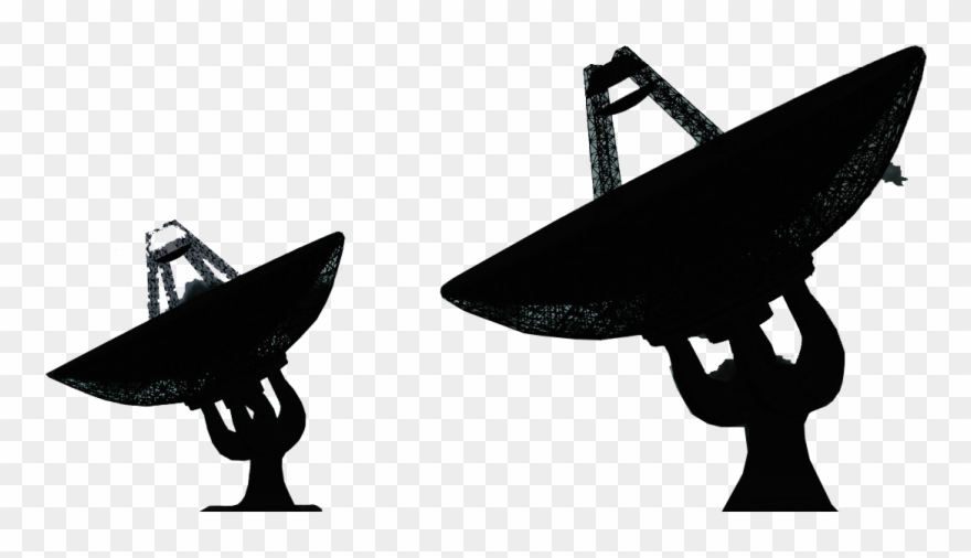 Satellite Silhouette At Getdrawings Clipart
