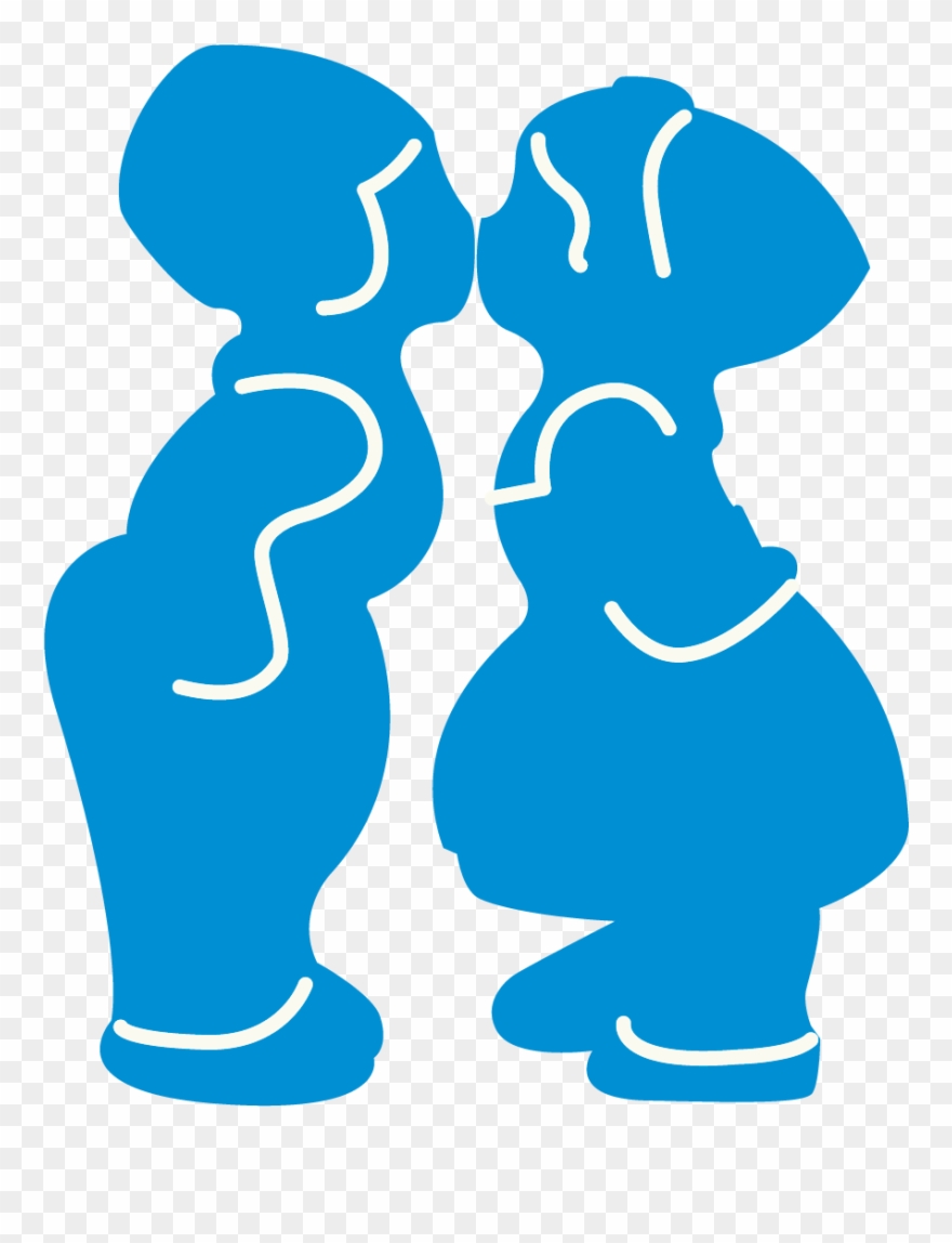 Kissing Couple Amsterdam Clipart