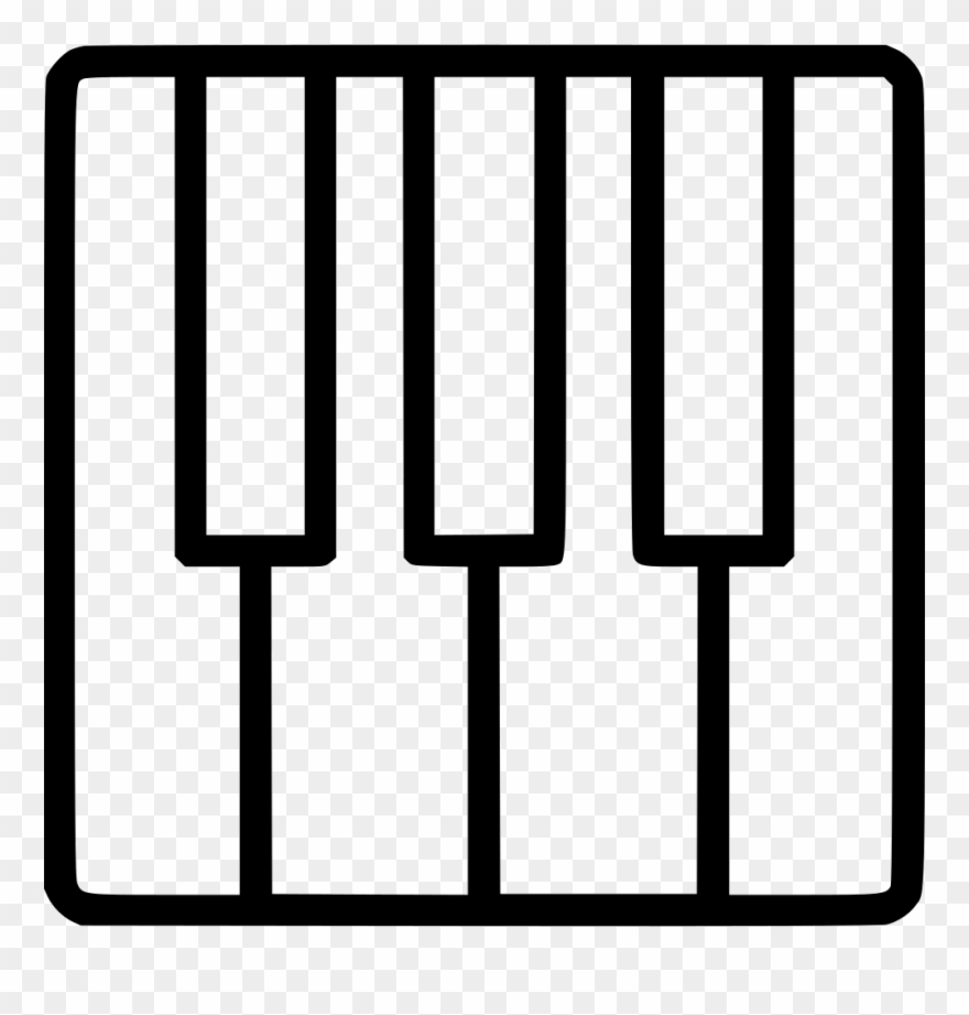 Piano Svg Keyboard Clipart