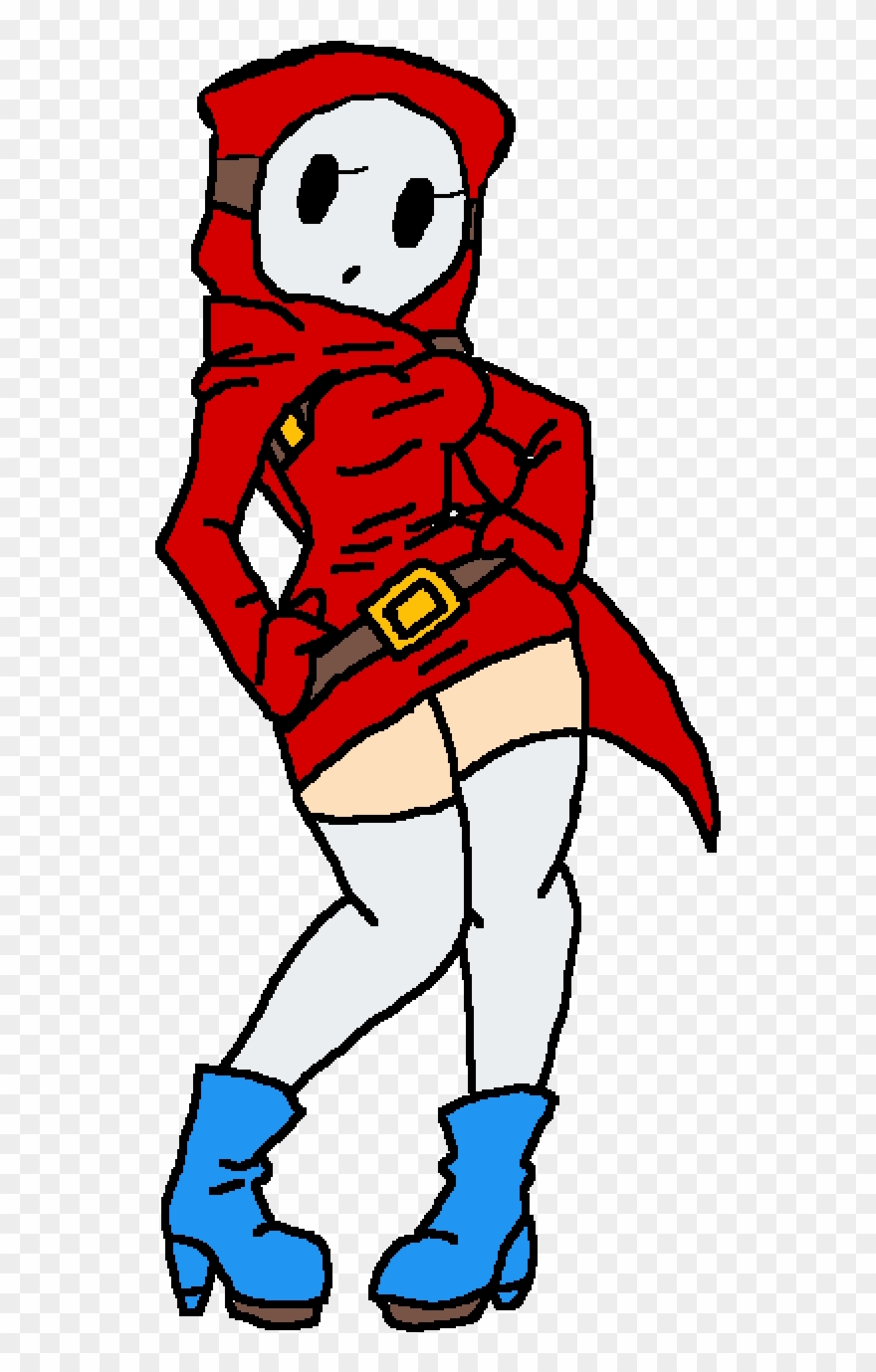 Shy Gal Clipart