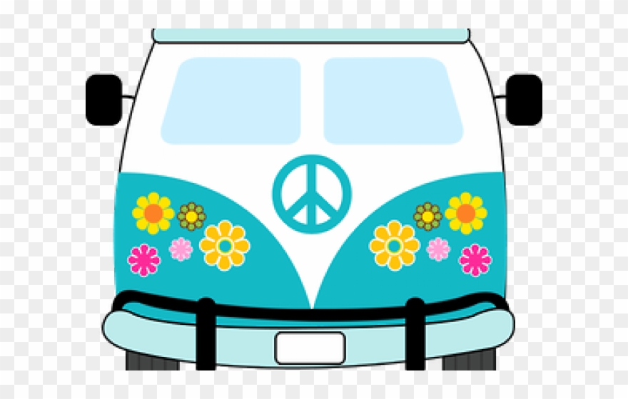 Hippie Clipart Volkswagen - Png Download